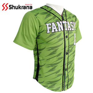Shukrana Men's <b>Baseball</b> Jersey Sublimated Breathable Quick Dry 100% Polyester Short Sleeve Athletic Fit Custom Team Sports - Product Image 6
