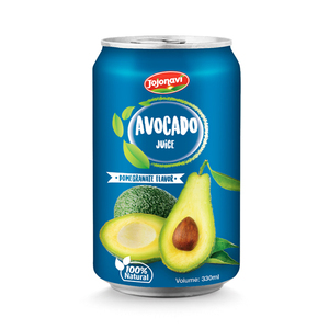 Jugo de aguacate natural JOJONAVI de 330ml al por mayor, puré de fruta enlatado, sabor a Mango, certificado Halal, incluye agua, azúcar de aloe vera - Product Image 1