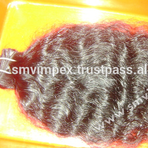 Pelo rizado natural del proveedor de fábrica. Trama de cabello humano rizado suelto. Tejido de cabello humano sin tratar. - Product Image 2