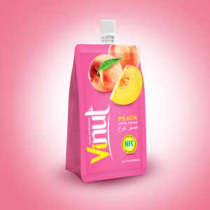 10.1 floz 100% sachets de jus de corossol boisson à saveur d'ananas purée de fruits boissons gazeuses halal certifiées - Product Image 4