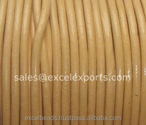 Cordons en cuir naturel de haute qualité garantie, 2mm, colliers ronds, cuir de haute qualité pour hommes - Product Image 5