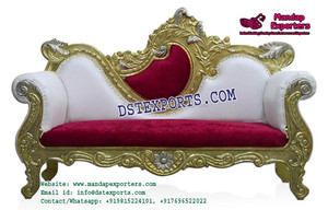 ชุดโซฟาแกะสลักสไตล์มุสลิมสำหรับงานแต่งงานทำจากโลหะชุดโซฟางานแต่งงานสไตล์บอลลีวูดสำหรับงานแต่งงาน - Product Image 5