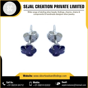 925 Sterling <b>Silver</b> <b>Earrings</b> with Natural Gemstone Cute Gold Jewelry for Wedding Parties Engagement Diamond <b>Pearl</b> Religious Gift - Product Image 5