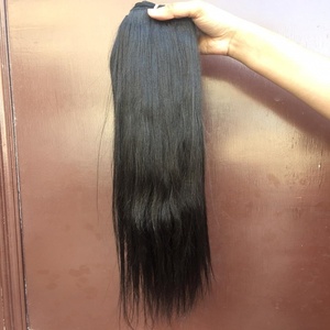 2024 haute qualité 100% Extensions de cheveux humains donneur unique Double armure couleur naturelle vagues droites 16-30 pouces HD dentelle Bundle - Product Image 2