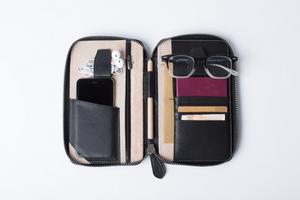 Portefeuille organisateur de voyage personnalisé, grand format, inde, vente en gros, - Product Image 4