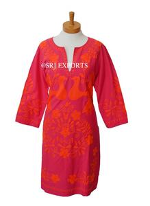 Vestido Mexicano Bordado Estilo Boho con Motivos Florales Otoñales Vintage, Superventas en Línea - Product Image 3