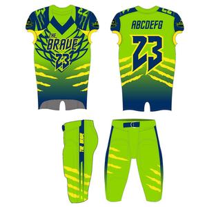 Uniformes de Fútbol Americano Sublimados Personalizados con el Diseño Más Vendido, Uniformes OEM de Primera Calidad Sublimados - Product Image 5