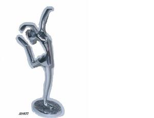 Figura de Aluminio Hecha en Proceso de Fundición con Pulido Espejo, Escultura de Decoración para el Hogar, Artesanía de Metal Pulido - Product Image 3