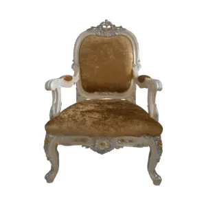 บ้านห้องนั่งเล่นเฟอร์นิเจอร์คลาสสิกไม้แกะสลักเก้าอี้สไตล์อิตาลี - Product Image 1