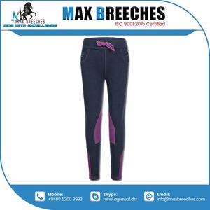 <b>Kids</b> Horse Riding Equestrian Breeches Silicone Printed <b>Leggings</b>/Tights Jodhpurs/Riding Pants - Product Image 3