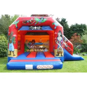 Children's Playground Castle Balloon Slide and Bouncer in 1 Play Center Home Use Inflatables