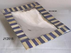 Cuenco de Metal para decoración del hogar de aluminio fundido pulido con espejo de Venta caliente con acabado antiguo de hueso incrustado para servir a los invitados - Product Image 2