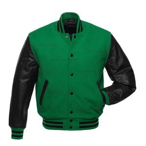 Vestes d'université en laine personnalisées, manches en cuir, veste à lettres de haute qualité - Product Image 6