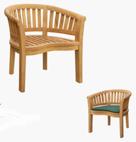 Chaises de jardin en bois de teck moderne, équipement d'extérieur de haute qualité, beaucoup, mobilier d'extérieur