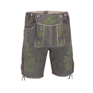 Prix de gros, directement de l'usine : Lederhosen traditionnels bavarois allemands pour l'Oktoberfest avec bretelles - Product Image 1