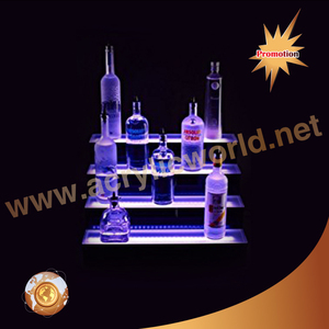 Présentoir à vin en acrylique avec lumières led rvb - Product Image 1