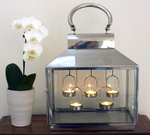 Lanterne en métal en forme de coeur avec bougie pour décorations de mariage au bureau à domicile - Product Image 3