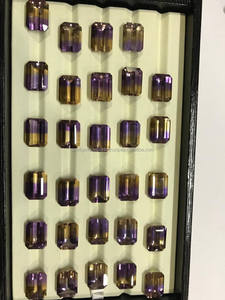 Piedras de Ametrina de Primera Calidad, Gemas de Ametrina Bicolor Perfectas - Product Image 4