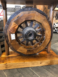 Console de jeux en bois pour salon, chariot avec roulettes, Table - Product Image 2