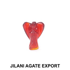 Wholesale 1 Inch Carved Angel Jilani Aventurine Dark Green Agate Gemstone Semi-Precious Stone for Feng Shui Style Pocket <b>Crafts</b> - Product Image 3