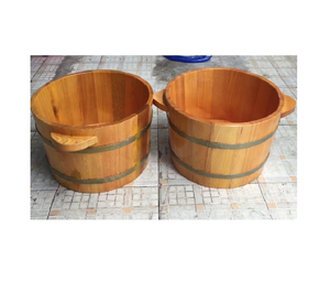 Cubo de Madera Natural para Decoración/ Cubo de Madera Ecológico - Product Image 1