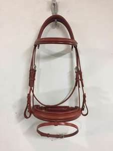 Bride de cheval Bling avec cuir DD de qualité supérieure, bandeau élégant et durable pour les spectacles d'équitation et l'entraînement équestre - Product Image 2