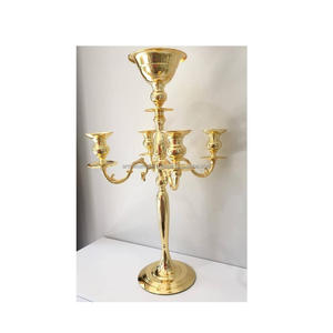 High Quality Brass <b>Candelabra</b> for Weddings Metal Canopy with Elegant Design - Product Image 5