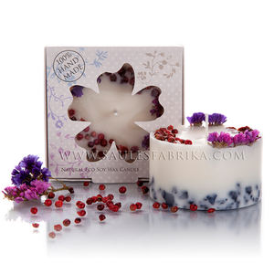 Bougies de cire de soja faites à la main d'Europe élégamment emballées! - Product Image 3