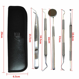 Juego de 5 Herramientas Dentales para Remover Sarro y Placa, con Espejo, para Adultos - Product Image 4