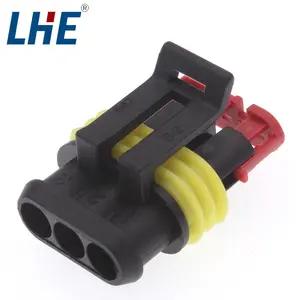 282087-1 automobiles motorcycles 3 pin led connector