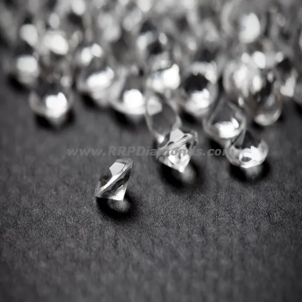 अच्छी तरह से पॉलिश छोटे आकार 1.3-3.0mm शानदार दौर हीरे की कटौती HPHT लैब बढ़ी सीवीडी हीरा