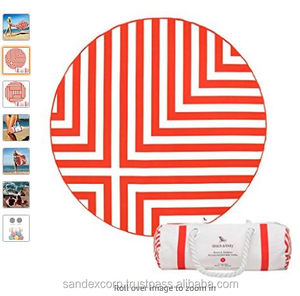 Vente en gros Inde Serviette de plage moderne pour enfant Séchage rapide Écologique Personnalisable de haute qualité Serviettes Mandala imprimées avec logo pour la plage - Product Image 1