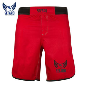 กางเกงขาสั้นมวยไทยสำหรับผู้ชายกางเกงขาสั้นแบบใหม่พิมพ์ลายยอดนิยมโลโก้ออกแบบได้ตามต้องการ - Product Image 4