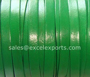 Sangles en cuir véritable plat 5mm de large 1.5mm d'épaisseur 50 mètres Rouleaux Prix de gros Fournitures en vrac - Product Image 5