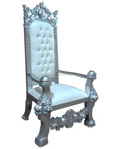 เก้าอี้ King Lion Royal throne สไตล์ยุโรปหนังไม้เป็นกระจุกสำหรับโรงแรมพักผ่อนรับประทานอาหารห้องนั่งเล่นงานแต่งงาน-jepara - Product Image 1