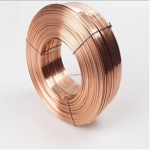 سلك تثبيت مسطح مجلفن ومطلي بالنحاس للصناديق المموجة، مبيعات ساخنة - Product Image 1