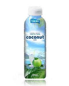 Agua de Coco 100% Pura Tan Do de 500 ml con Pulpa en Botella PET, Bebida de Coco Orgánica, OEM/ODM, Marca Privada, Proveedor de Vietnam - Product Image 1