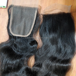 Para cierres de encaje Parte hecha Parte Cabello humano Remy Virgen Extensiones de cabello indio Máquina Trama doble Todos los tamaños SHB HAIR Brand - Product Image 6