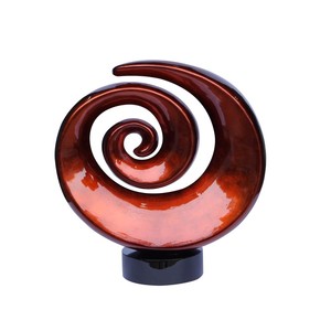 Polished Red Sun Shape Lacquer Sculpture Home Decoration Nautical Viet Nam <b>Lacquerware</b> - Product Image 4