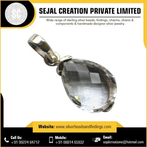 Colgante fino de Plata de Ley 925 y abalorio, piedra preciosa de ónix negro, Material principal para proveedor de joyería de número de tipo - Product Image 2