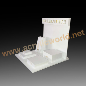 Présentoir de bijoux en acrylique élégant de conception spéciale de luxe personnalisé, support de bague, présentoirs de bijoux de stang de collier - Product Image 1