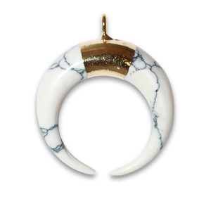Oferta Especial: Colgantes de Media Luna Plateados con Turquesa, Chapados en Rodio, Joyería Unisex para Fiestas - Product Image 4