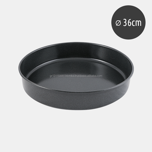 <b>Enamel</b> Round Roasting <b>Baking</b> <b>Tray</b> 36cm suitable for Oven - non-stick Cookware - Product Image 1