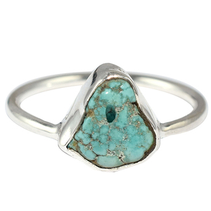 Bagues en argent Sterling 925 Turquoise verte, belle forme fantaisie, bijoux en pierre précieuse fabricant, bijoux en argent uniques - Product Image 2