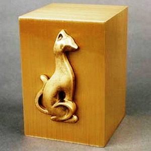 Brassworld inde Unique Style américain fournitures funéraires en bois/métal urne boîte os animal de compagnie crémation laiton urne cendres mémorial - Product Image 6