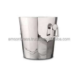 Grand refroidisseur de vin décoré à vendre Seau à glace à champagne au design antique Refroidisseur de vin en cuivre Seau à glace personnalisé - Product Image 5