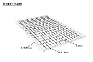 Marco de cama Queen de Metal envejecido moderno hecho a mano, muebles de dormitorio de madera, acero, tamaño doble, uso doméstico, hecho en Malasia - Product Image 3