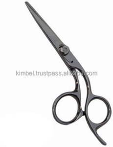 Ciseaux de coupe de cheveux en acier japonais professionnels avec finition argentée ciseaux de cheveux de Salon d'emballage personnalisé - Product Image 5