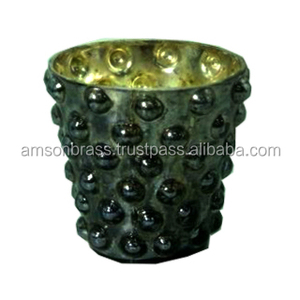 Portavelas votivo, portavelas perforado Chapado en cobre, portavelas decorativo de Metal para té, decoración personalizada para el hogar - Product Image 3