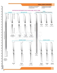 Escaladores dentales Instrumentos de amalgama dental hechos con acero inoxidable de alta calidad por Life Care Instruments - Product Image 2